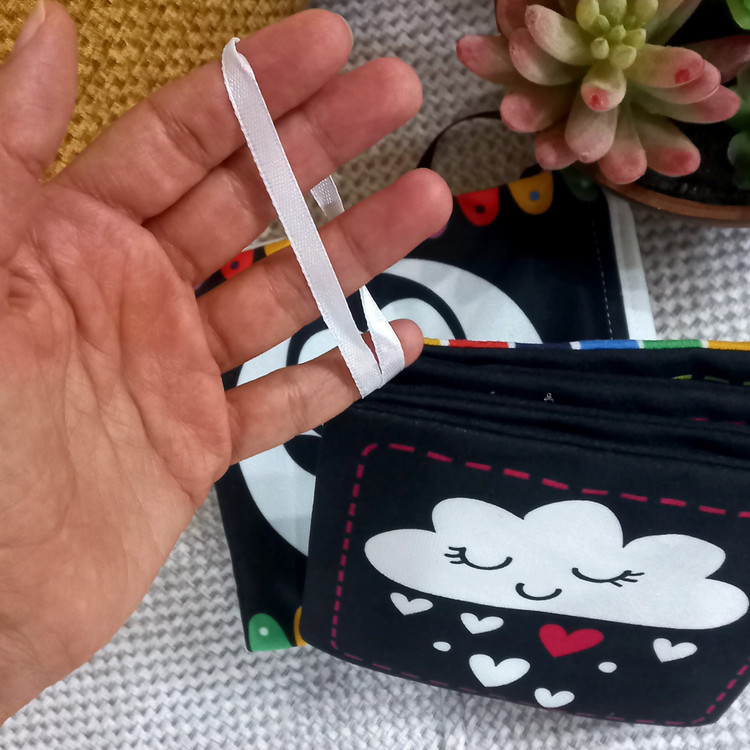 کتاب پارچه ای سیاه سفید نوزاد