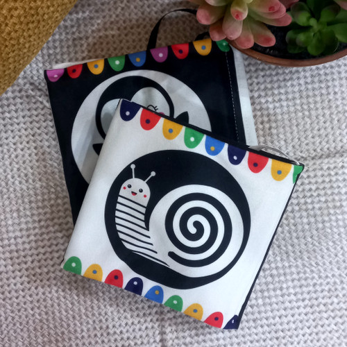کتاب پارچه ای سیاه سفید نوزاد